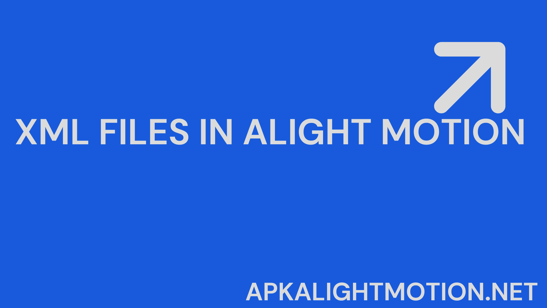 XML Files in Alight Motion