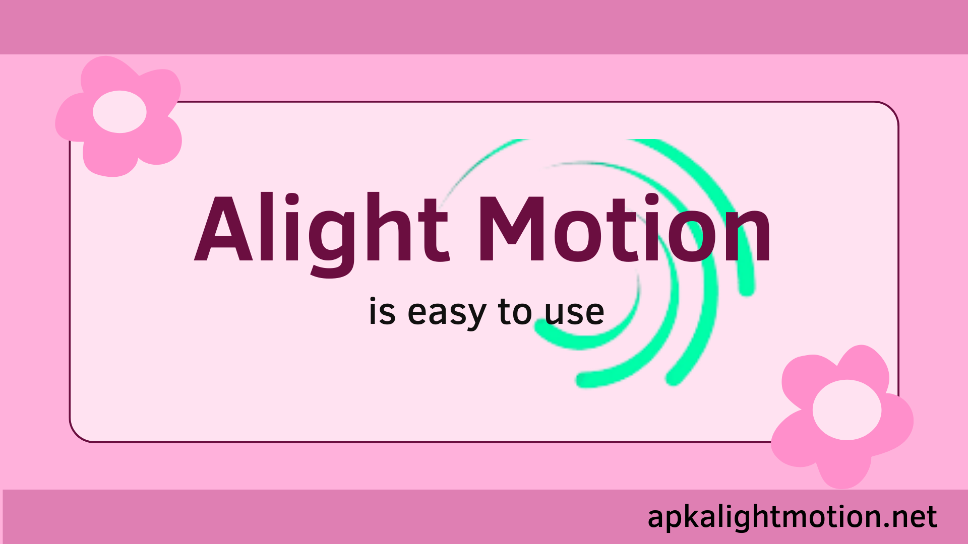 Alight Motion is easy to use